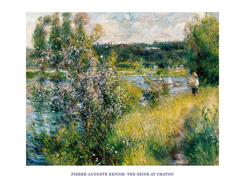 Art Print Auguste Renoir The Seine at Chatou 80x60cm REN 91 | Yourdecoration.com