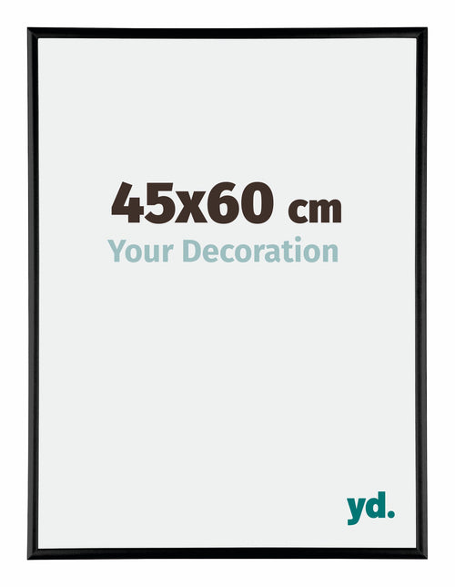 Austin Aluminium Photo Frame 45x60cm Black High Gloss Front Size | Yourdecoration.com