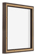 Lyon MDF Canvas Floater Frame 1 1 Oak Dark Back Oblique | Yourdecoration.com