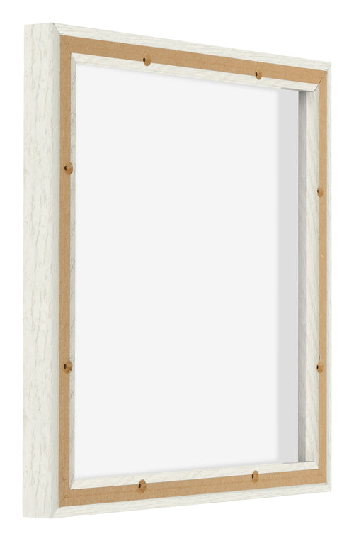 Lyon MDF Canvas Floater Frame 1 1 White Wash Back Oblique | Yourdecoration.com