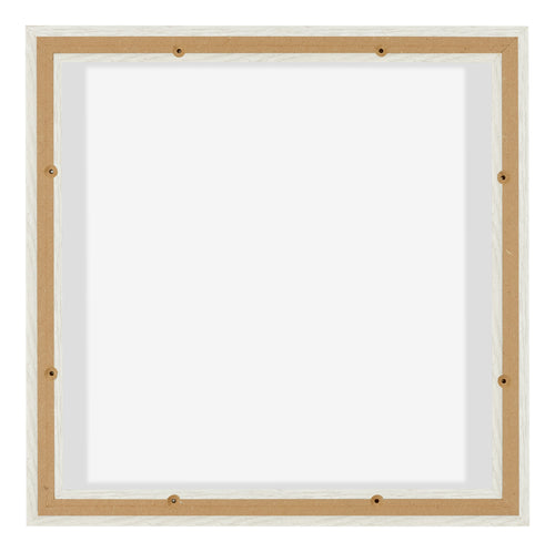 Lyon MDF Canvas Floater Frame 1 1 White Wash Back | Yourdecoration.com