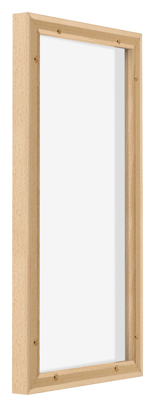 Lyon MDF Canvas Floater Frame 1 2 Beech Back Oblique | Yourdecoration.com