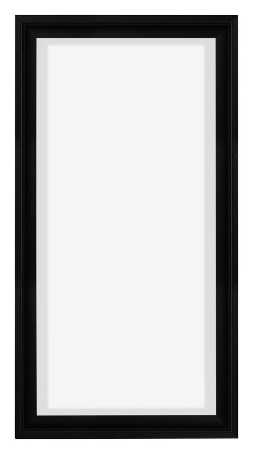 Lyon MDF Canvas Floater Frame 1 2 Black Matte Front | Yourdecoration.com