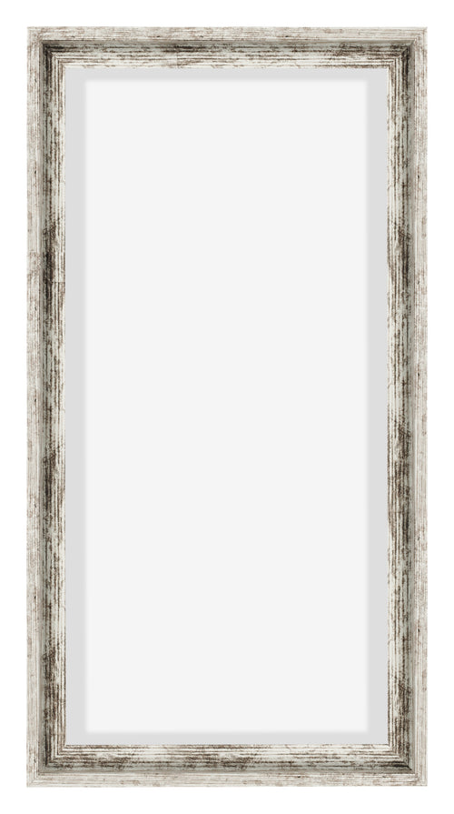 Lyon MDF Canvas Floater Frame 1 2 White Vintage Front | Yourdecoration.com