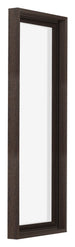Lyon MDF Canvas Floater Frame 1 3 Oak Dark Front Oblique | Yourdecoration.com
