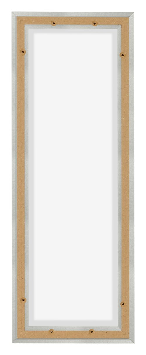 Lyon MDF Canvas Floater Frame 1 3 Silver Matte Back | Yourdecoration.com