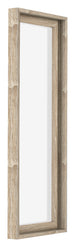 Lyon MDF Canvas Floater Frame 1 3 Sonoma Oak Front Oblique | Yourdecoration.com