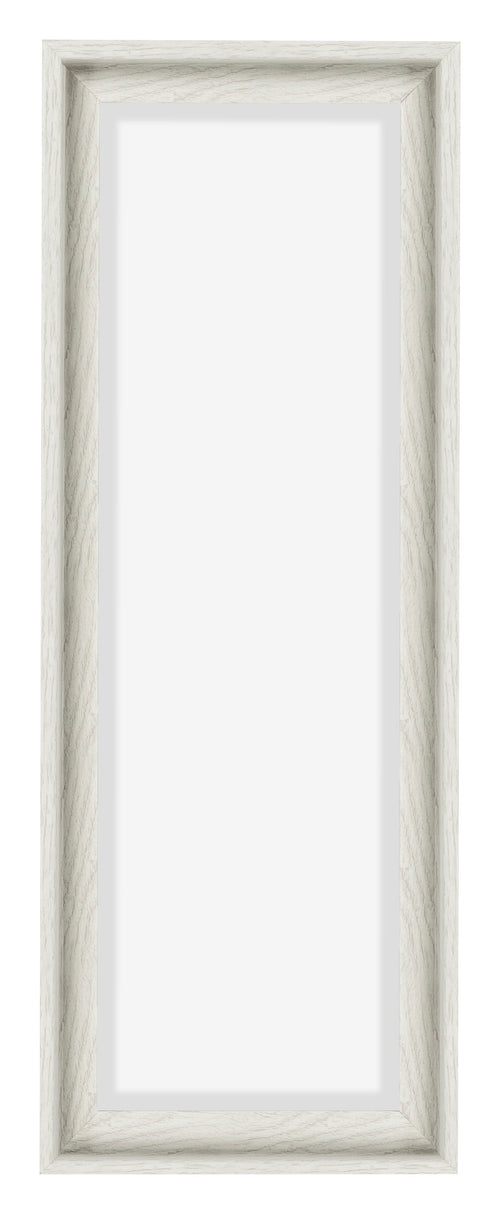 Lyon MDF Canvas Floater Frame 1 3 White Wash Front | Yourdecoration.com