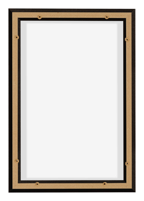 Lyon MDF Canvas Floater Frame 2 3 Oak Dark Back | Yourdecoration.com