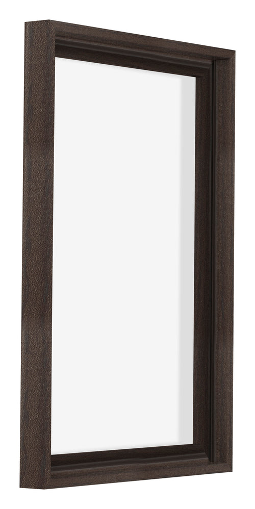 Lyon MDF Canvas Floater Frame 2 3 Oak Dark Front Oblique | Yourdecoration.com