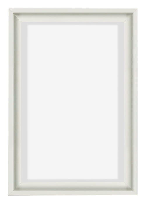 Lyon MDF Canvas Floater Frame 2 3 White Matte Front | Yourdecoration.com