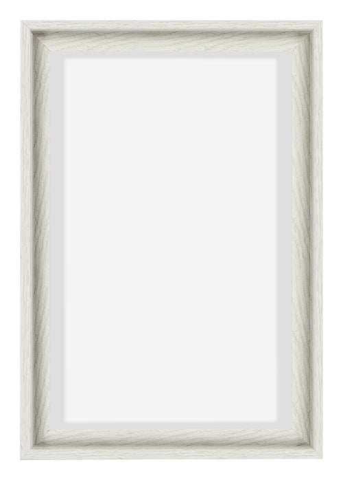Lyon MDF Canvas Floater Frame 2 3 White Wash Front | Yourdecoration.com