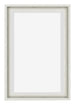 Lyon MDF Canvas Floater Frame 2 3 White Wash Front | Yourdecoration.com
