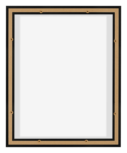 Lyon MDF Canvas Floater Frame 4 5 Black Matte Back | Yourdecoration.com