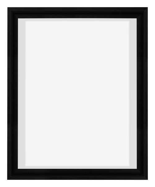 Lyon MDF Canvas Floater Frame 4 5 Black Matte Front | Yourdecoration.com