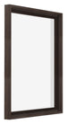 Lyon MDF Canvas Floater Frame 4 5 Oak Dark Front Oblique | Yourdecoration.com