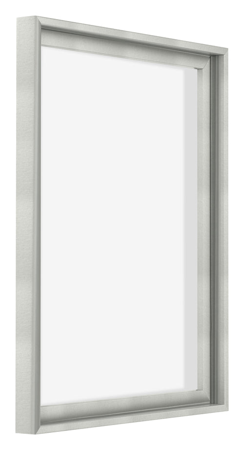 Lyon MDF Canvas Floater Frame 4 5 Silver Matte Front Oblique | Yourdecoration.com