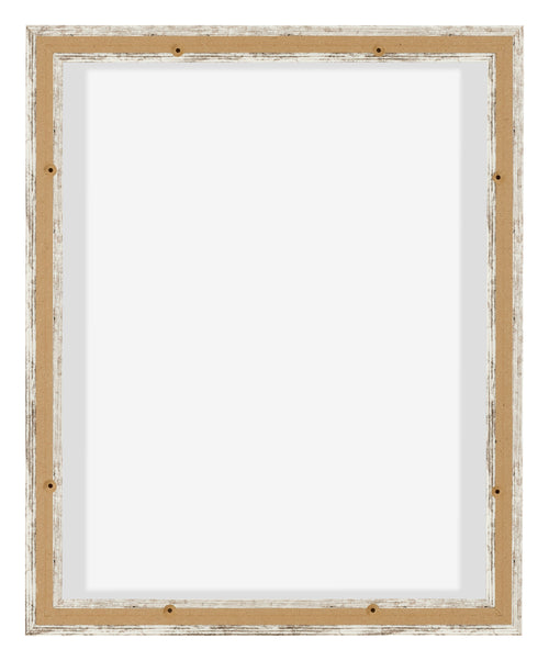 Lyon MDF Canvas Floater Frame 4 5 White Vintage Back | Yourdecoration.com