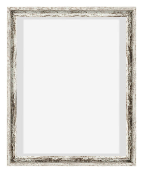 Lyon MDF Canvas Floater Frame 4 5 White Vintage Front | Yourdecoration.com