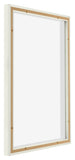 Lyon MDF Canvas Floater Frame 5 7 White Matte Back Oblique | Yourdecoration.com