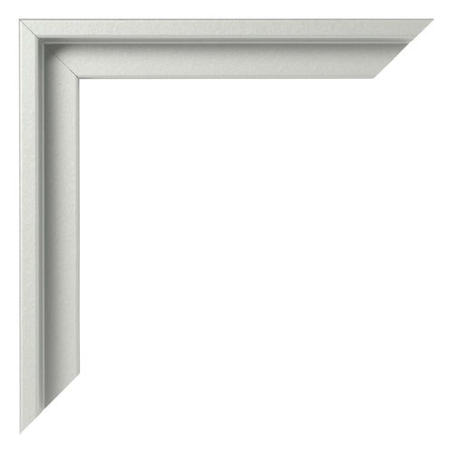 Lyon MDF Canvas Floater Frame Silver Matte Corner | Yourdecoration.com