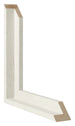Lyon MDF Canvas Floater Frame White Wash Intersection | Yourdecoration.com