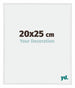 Annecy Plastic Photo Frame 20x25cm White High Gloss Front Size | Yourdecoration.com
