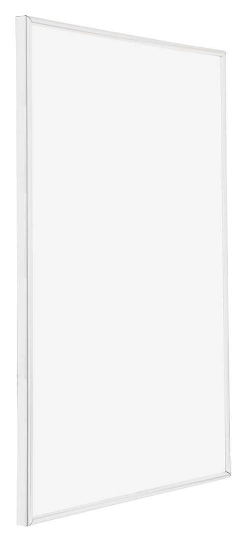 Annecy Plastic Photo Frame 20x28cm White High Gloss Front Oblique | Yourdecoration.com