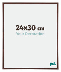 Annecy Plastic Photo Frame 24x30cm Brown Front Size | Yourdecoration.com