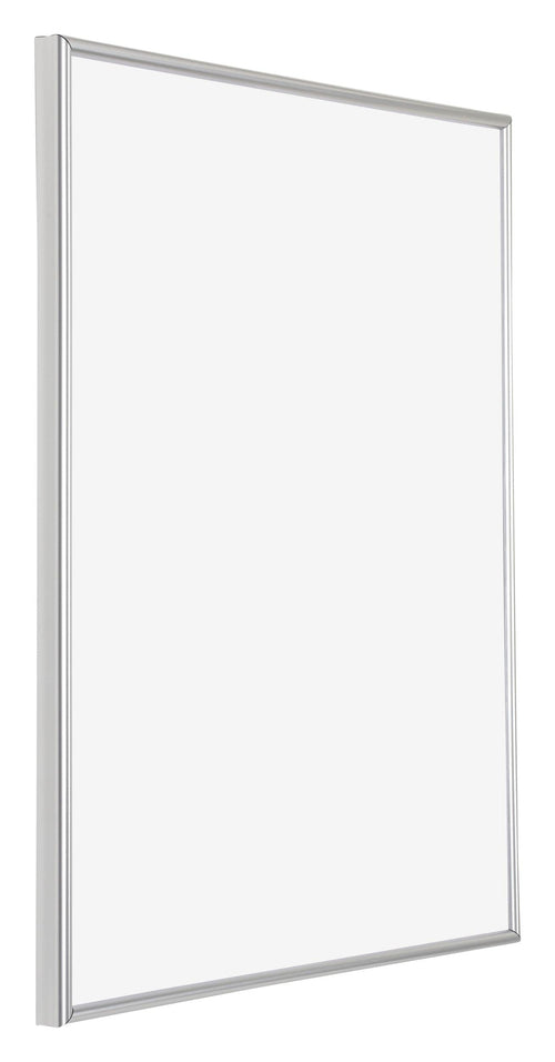 Annecy Plastic Photo Frame 25x30cm Silver Front Oblique | Yourdecoration.com