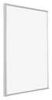 Annecy Plastic Photo Frame 25x30cm Silver Front Oblique | Yourdecoration.com