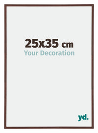 Annecy Plastic Photo Frame 25x35cm Brown Front Size | Yourdecoration.com