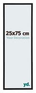Annecy Plastic Photo Frame 25x75cm Black Matt Front Size | Yourdecoration.com