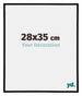 Annecy Plastic Photo Frame 28x35cm Black High Gloss Size | Yourdecoration.com