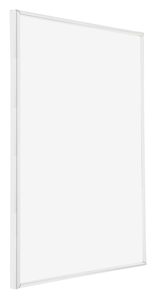 Annecy Plastic Photo Frame 28x35cm White High Gloss Front Oblique | Yourdecoration.com