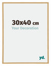Annecy Plastic Photo Frame 30x40cm Beech Front Size | Yourdecoration.com