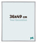 Annecy Plastic Photo Frame 36x49cm Silver Front Size | Yourdecoration.com