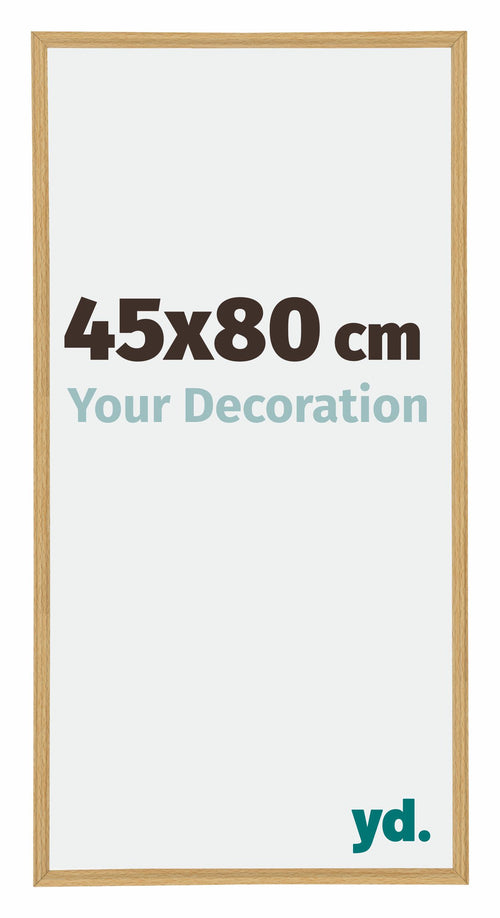 Annecy Plastic Photo Frame 45x80cm Beech Front Size | Yourdecoration.com