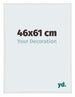 Annecy Plastic Photo Frame 46x61cm White High Gloss Front Size | Yourdecoration.com