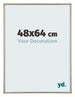 Annecy Plastic Photo Frame 48x64cm Champagne Front Size | Yourdecoration.com