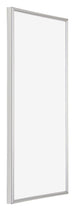 Annecy Plastic Photo Frame 50x100cm Silver Front Oblique | Yourdecoration.com