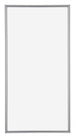 Annecy Plastic Photo Frame 50x100cm Silver Front | Yourdecoration.com