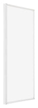 Annecy Plastic Photo Frame 50x100cm White High Gloss Front Oblique | Yourdecoration.com