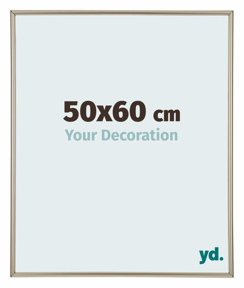 Annecy Plastic Photo Frame 50x60cm Champagne Front Size | Yourdecoration.com