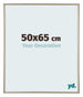 Annecy Plastic Photo Frame 50x65cm Champagne Front Size | Yourdecoration.com