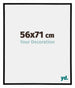 Annecy Plastic Photo Frame 56x71cm Black High Gloss Size | Yourdecoration.com