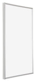 Annecy Plastic Photo Frame 60x90cm Silver Front Oblique | Yourdecoration.com