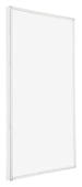 Annecy Plastic Photo Frame 60x90cm White High Gloss Front Oblique | Yourdecoration.com