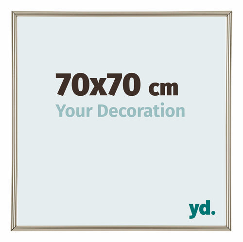 Annecy Plastic Photo Frame 70x70cm Champagne Front Size | Yourdecoration.com