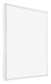 Annecy Plastic Photo Frame 70x70cm White High Gloss Front Oblique | Yourdecoration.com